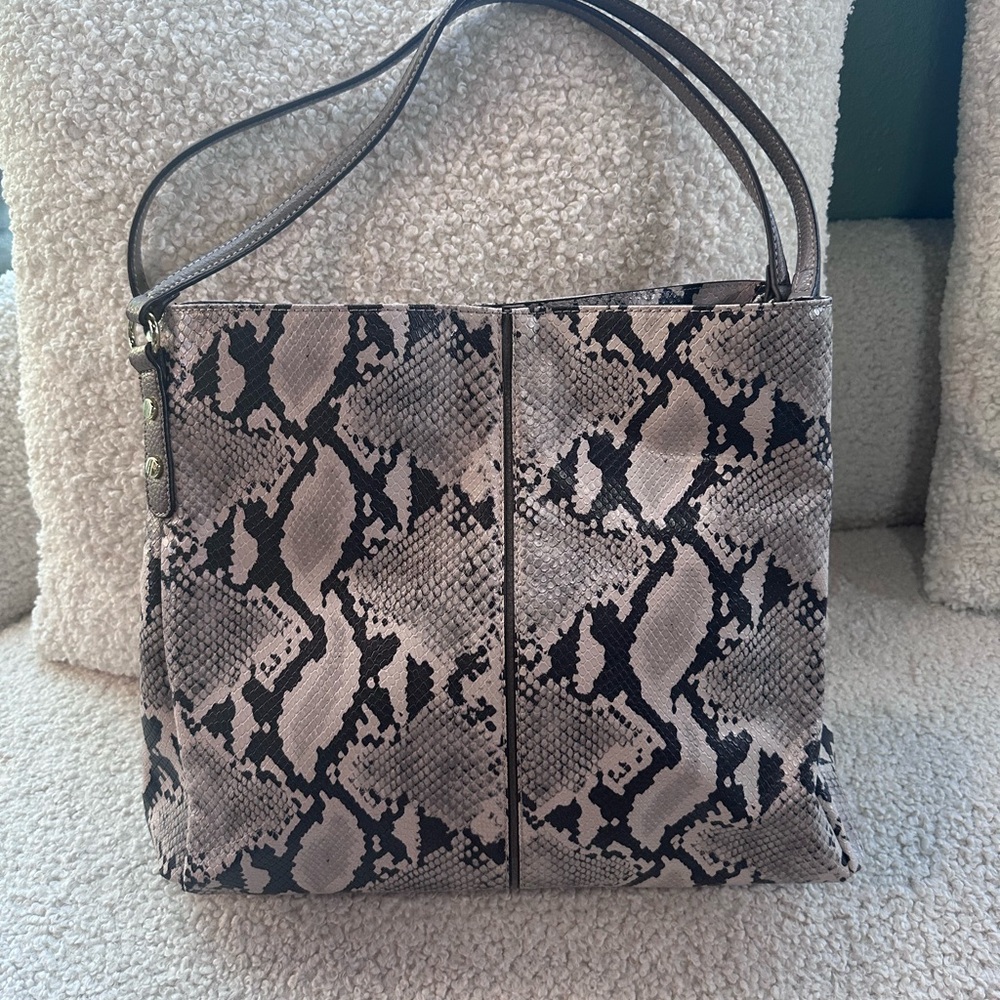 ANNE KLEIN Snake Print Tote Bag 🐍